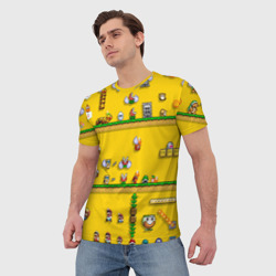 Мужская футболка 3D Mario 2020 - фото 2