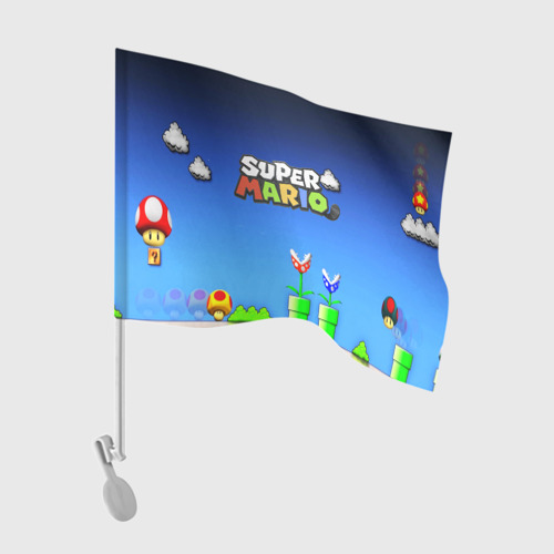Флаг для автомобиля Super Mario