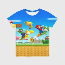 Детская футболка 3D Марио