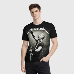 Мужская футболка 3D Metallica - фото 2