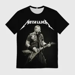 Мужская футболка 3D Metallica