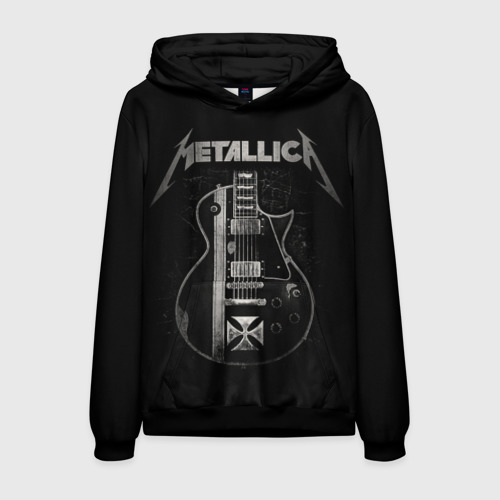Мужская толстовка 3D Metallica, цвет черный