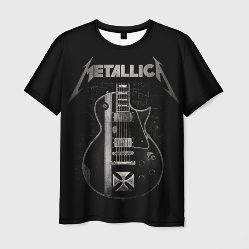 Мужская футболка 3D Metallica, цвет 3D печать