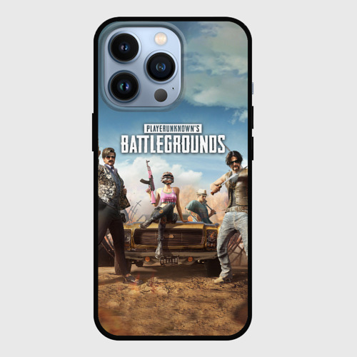 Чехол для iPhone 13 Pro PUBG, цвет черный