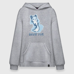 Худи SuperOversize хлопок Snow fox