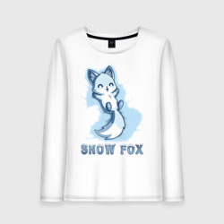 Женский лонгслив хлопок Snow fox