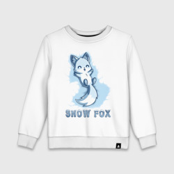 Детский свитшот хлопок Snow fox