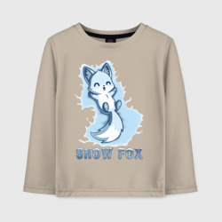 Детский лонгслив хлопок Snow fox