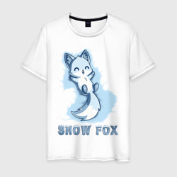 Мужская футболка хлопок Snow fox