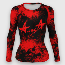 Женский рашгард 3D Алиса
