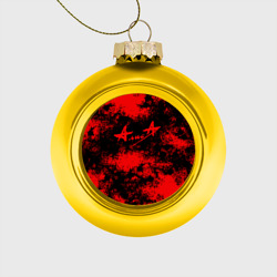 Ёлочный шар стеклянный/пластиковый Алиса