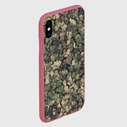 Чехол для iPhone XS Max матовый Камуфляж Зеленый Слоник - фото 2