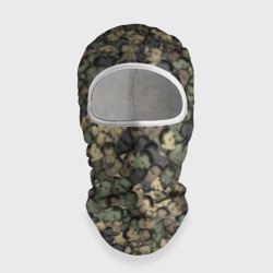 Балаклава 3D Камуфляж Зеленый Слоник