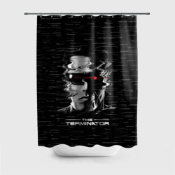 Штора 3D для ванной The Terminator