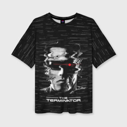 Женская футболка oversize 3D The Terminator