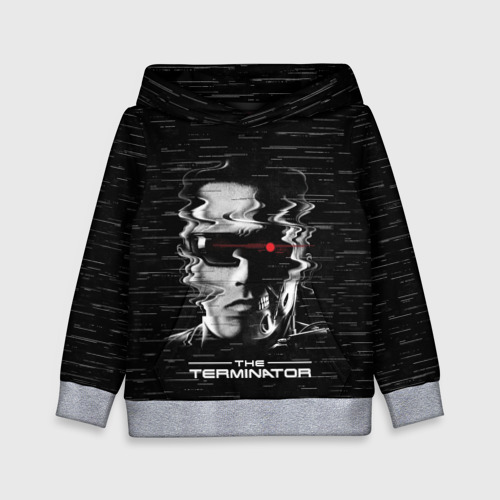 Детская толстовка 3D The Terminator, цвет меланж