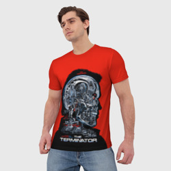 Мужская футболка 3D The Terminator - фото 2