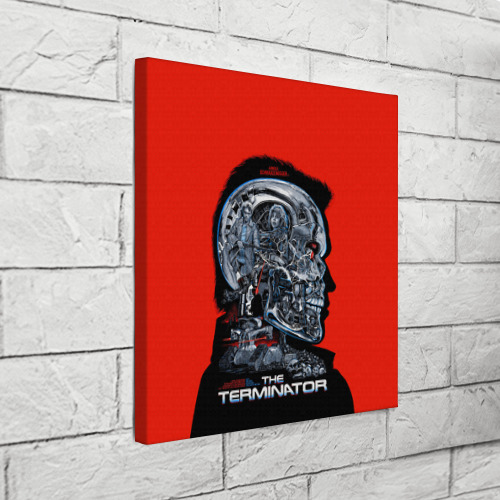 Холст квадратный The Terminator, цвет 3D печать - фото 3