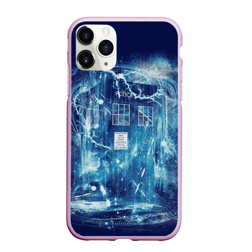 Чехол для iPhone 11 Pro Max матовый Doctor Who, цвет розовый