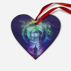 Деревянная игрушка Сердце Доктор Кто