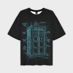 Мужская футболка oversize 3D Doctor Who