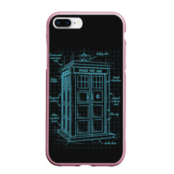 Чехол для iPhone 7Plus/8 Plus матовый Doctor Who