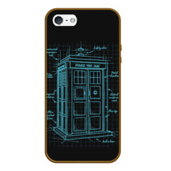 Чехол для iPhone 5/5S матовый Doctor Who