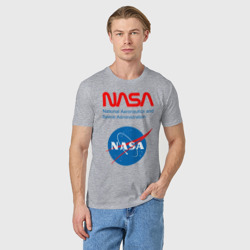 Мужская футболка хлопок NASA двухсторонняя - фото 2