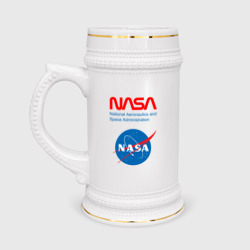 Кружка пивная NASA двухсторонняя