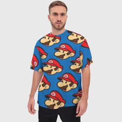 Мужская футболка oversize 3D Mario exclusive - фото 2