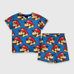 Детский костюм с шортами 3D Mario exclusive