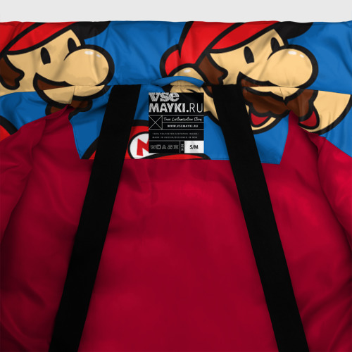 Женская зимняя куртка Oversize Mario exclusive, цвет красный - фото 7