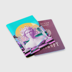 Обложка для паспорта матовая кожа Медуза Горгона - фото 2