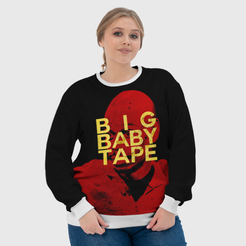 Женский свитшот 3D BIG BABY TAPE, цвет 3D печать - фото 6