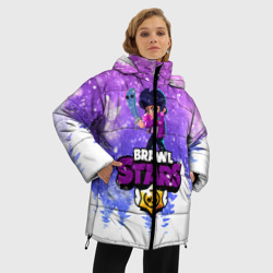 Женская зимняя куртка Oversize Новогодний Brawl Stars Bibi - фото 2