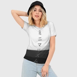 Женская футболка 3D Slim Минимализм - фото 2