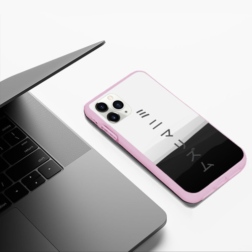 Чехол для iPhone 11 Pro Max матовый Минимализм, цвет розовый - фото 5