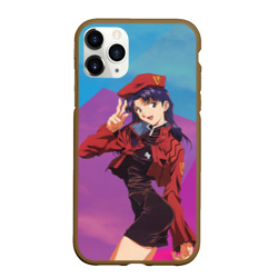 Чехол для iPhone 11 Pro Max матовый Misato Katsuragi