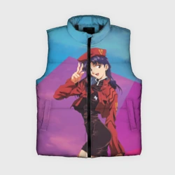 Женский жилет утепленный 3D Misato Katsuragi