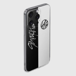 Чехол для iPhone 15 Pro силиконовый с защитой камеры Stray Kids - фото 2