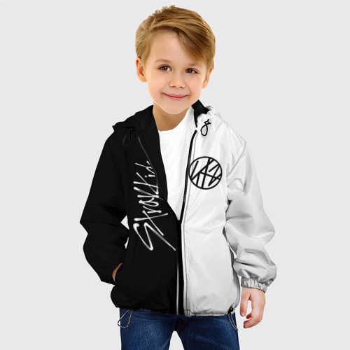 Детская куртка 3D Stray Kids, цвет черный - фото 3