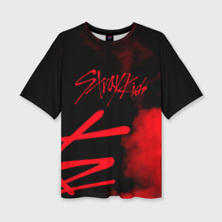 Женская футболка oversize 3D Stray Kids