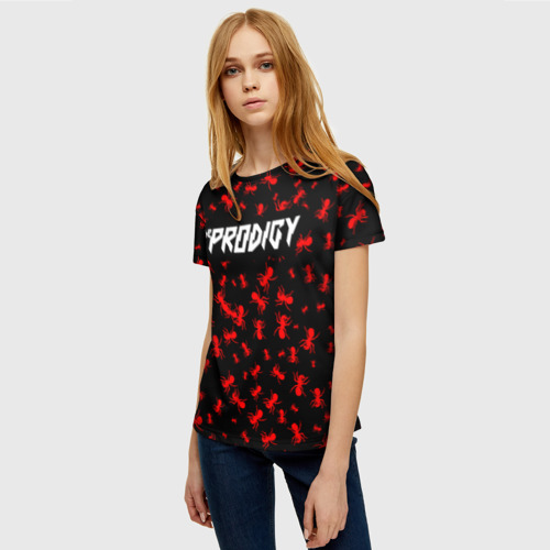 Женская футболка 3D The Prodigy + Спина, цвет 3D печать - фото 3