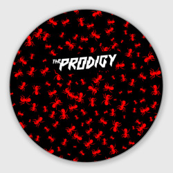 Круглый коврик для мышки The Prodigy + Спина