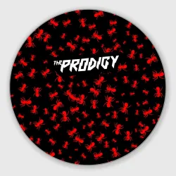 Круглый коврик для мышки The Prodigy + Спина