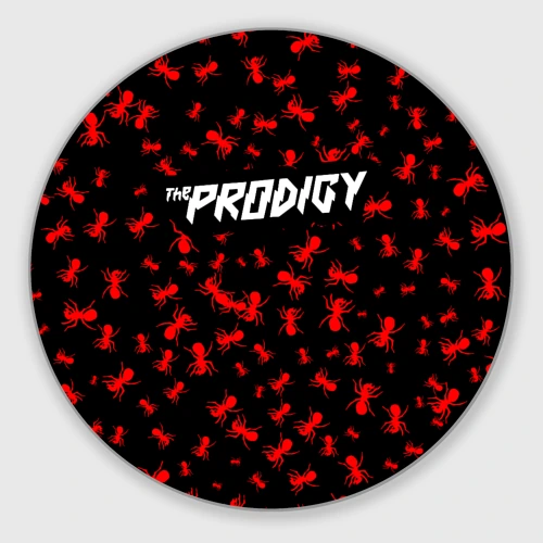 Круглый коврик для мышки The Prodigy + Спина