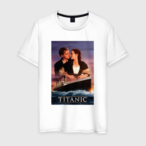 Мужская футболка из хлопка с принтом Titanic, вид спереди №1