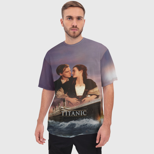 Мужская футболка oversize 3D Titanic, цвет 3D печать - фото 3