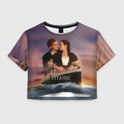 Женская футболка Crop-top 3D Titanic