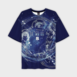 Мужская футболка oversize 3D Doctor Who доктор Кто